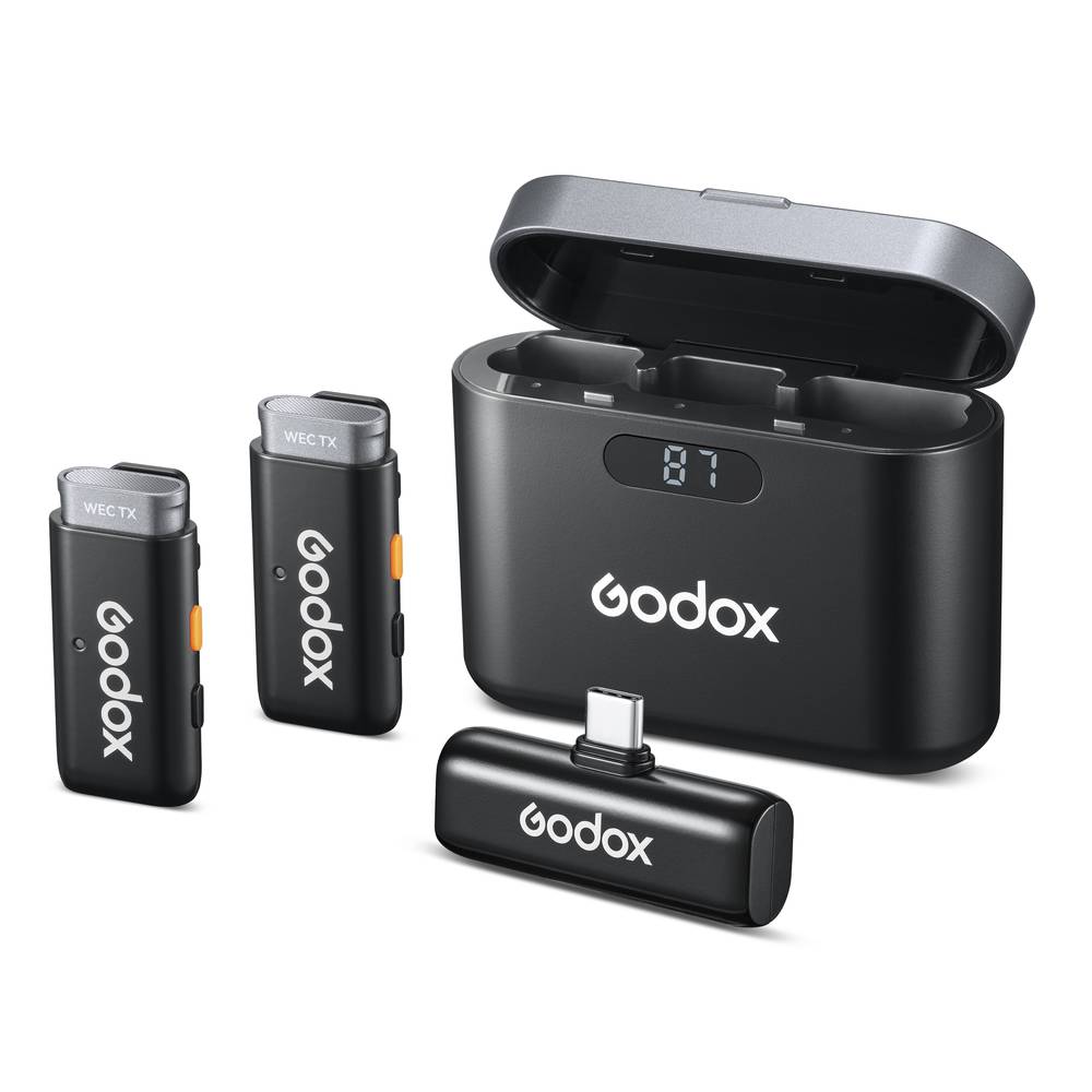 GODOX WES2 Kit 2 Wireless Lavalier Microphone for Android