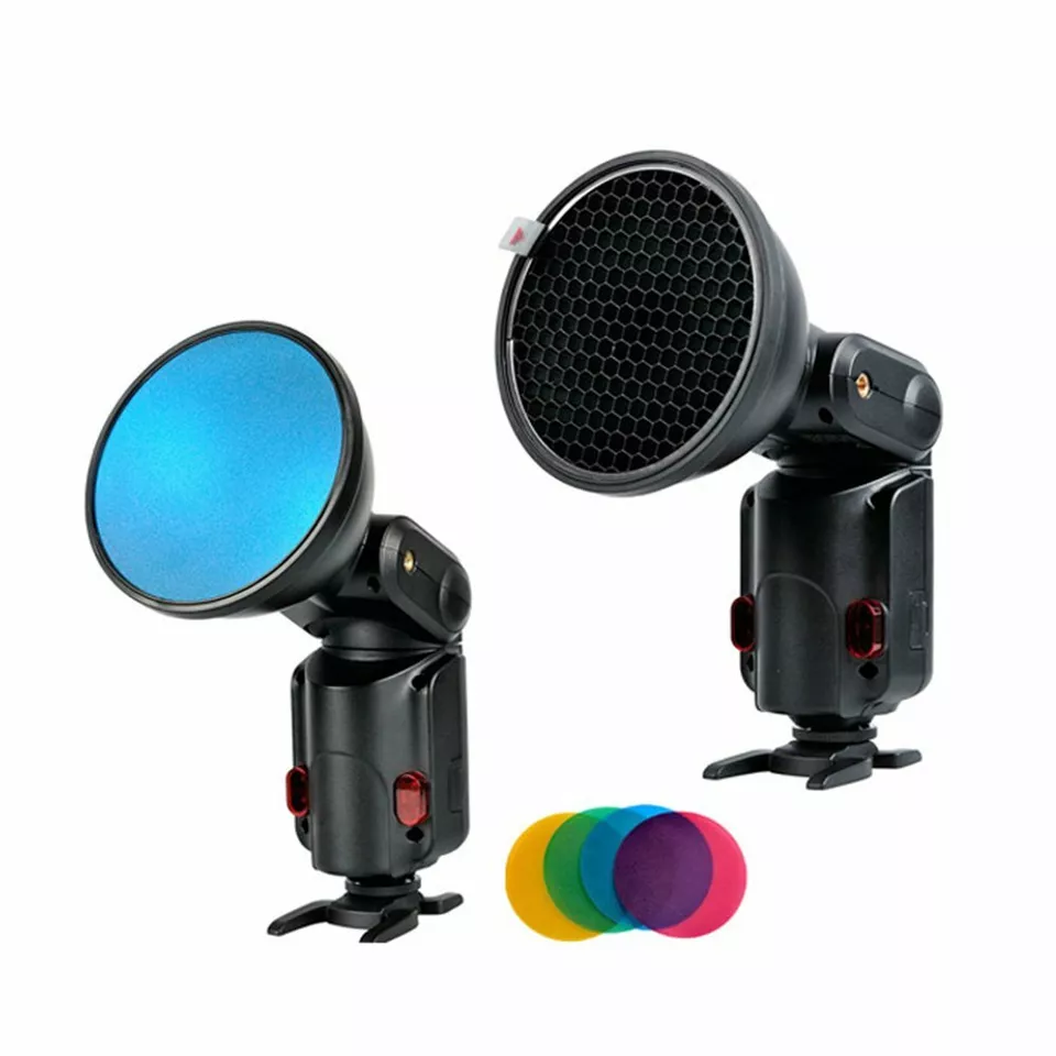 Godox AD-S11 Color Gels & Grid Reflector for Godox AD200PRO AD200 AD360 II