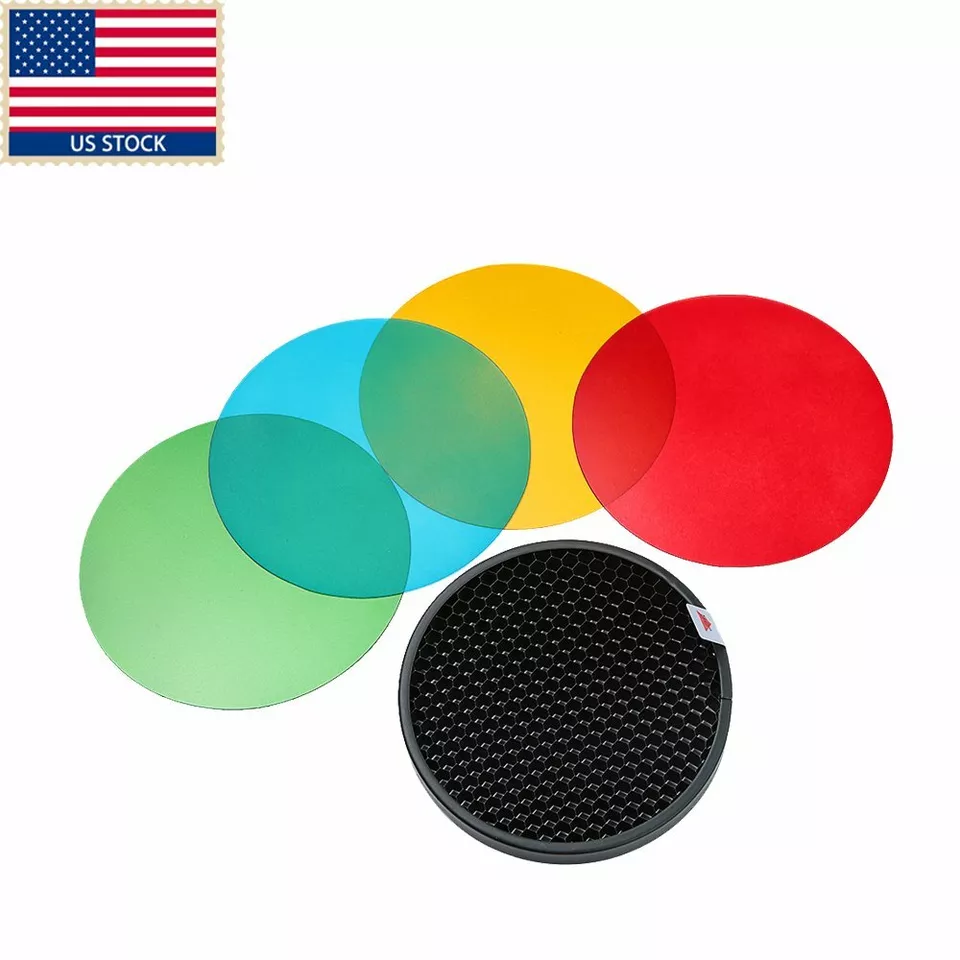 Godox AD-S11 Color Gels & Grid Reflector for Godox AD200PRO AD200 AD360 II