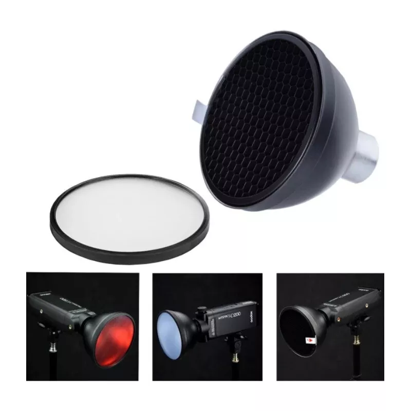 US Godox AD-S2 Standard Reflector With Soft Diffuser For AD200 AD200Pro