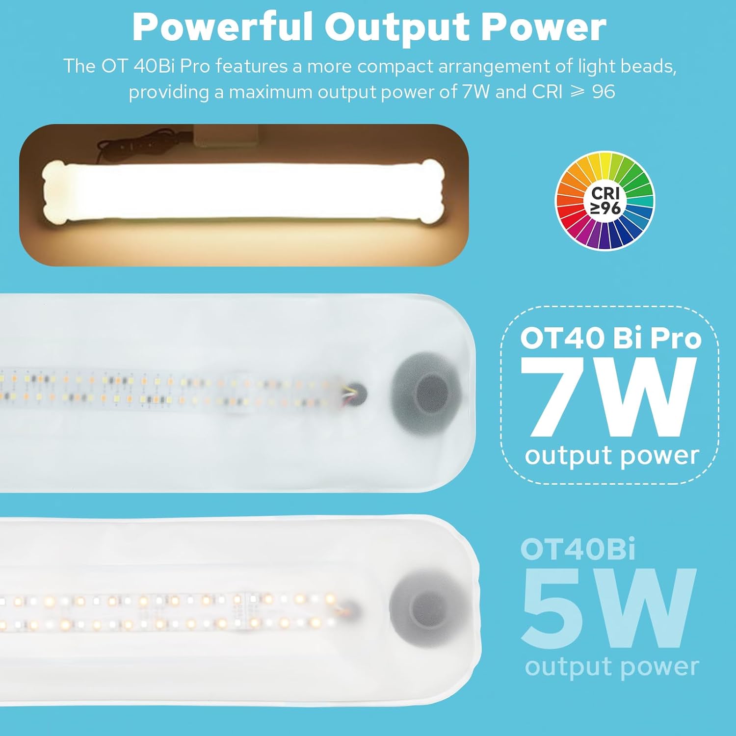 Zeniko OT40Bi Pro OT80Bi Pro Bi-Color Inflatable LED Tube Light