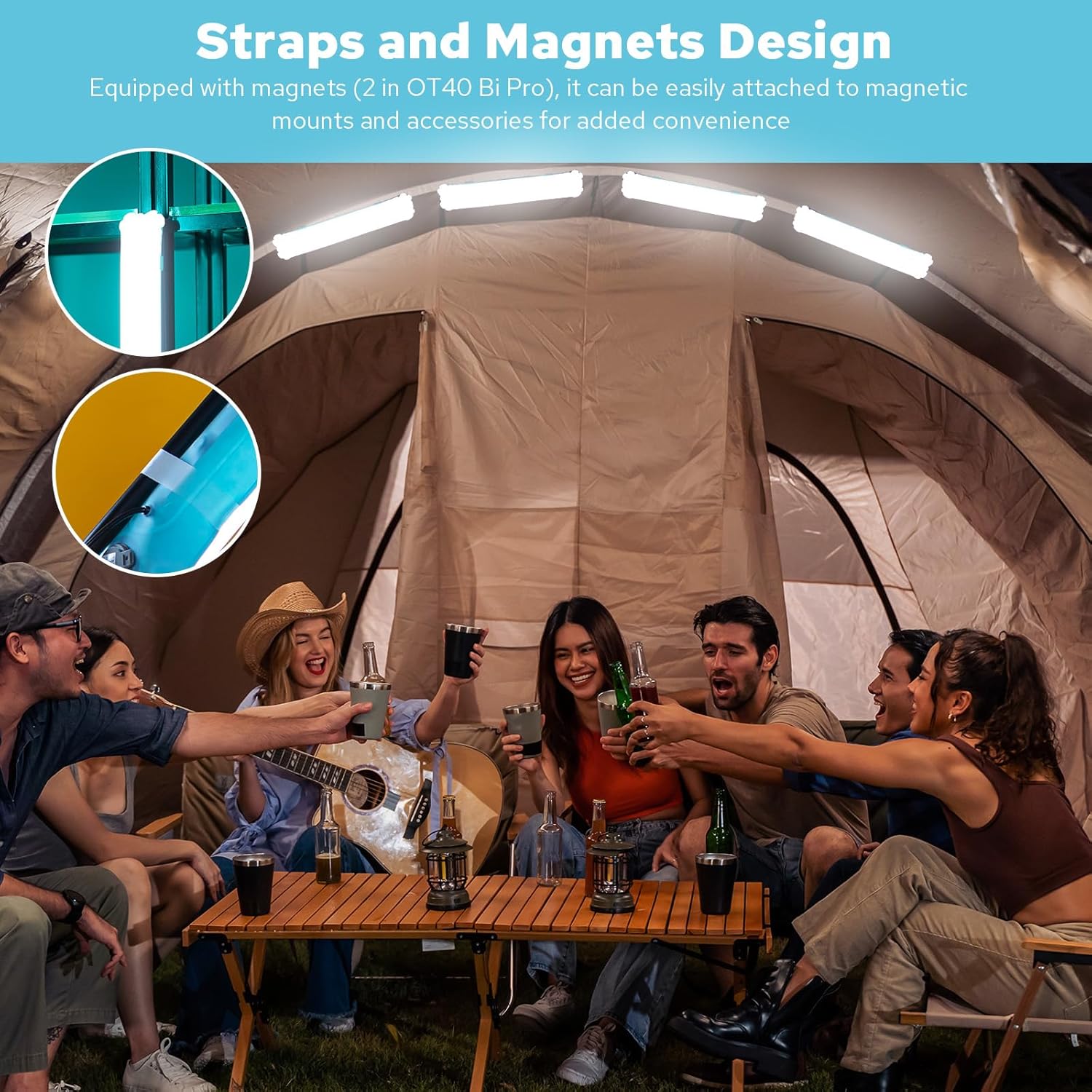 Zeniko OT40Bi Pro OT80Bi Pro Bi-Color Inflatable LED Tube Light