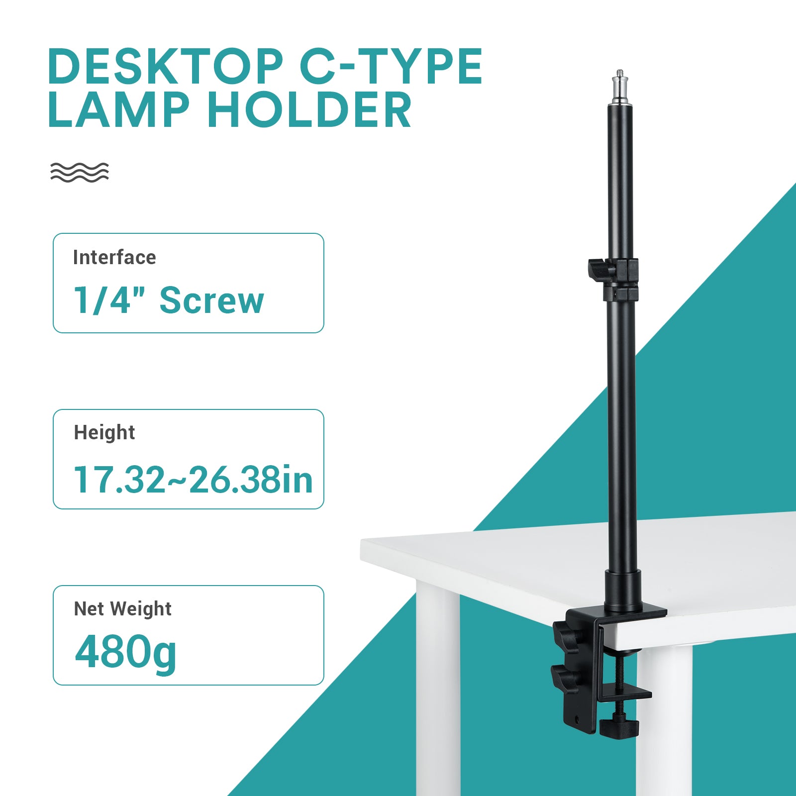INSSTRO Tabletop Light Stand with Tripod Ball Head (2PCS) - INSSTRO