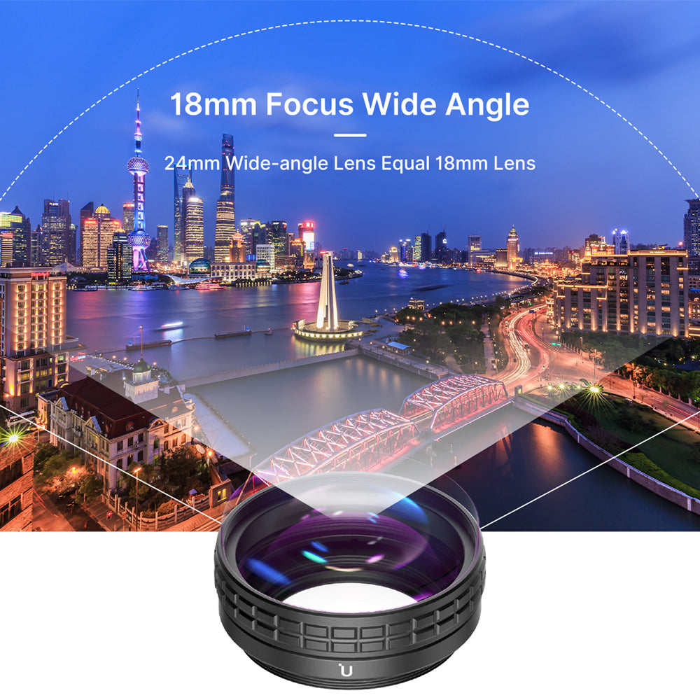 ULANZI WL-1 Wide Angle Lens for Sony ZV1 Camera Vlogger -Black - INSSTRO