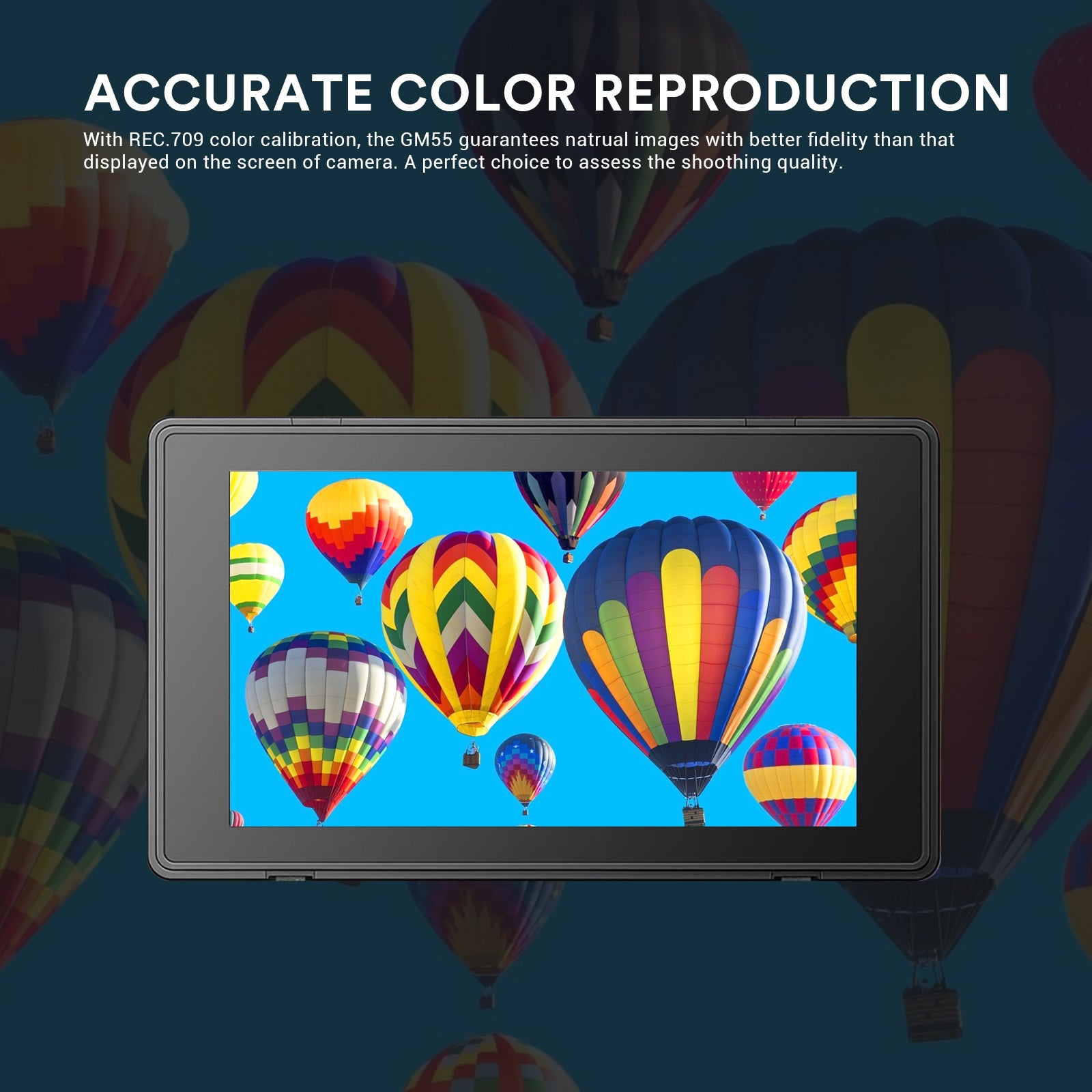 Godox GM55 5.5 Inch IPS Touch Screen On-Camera Monitor - INSSTRO