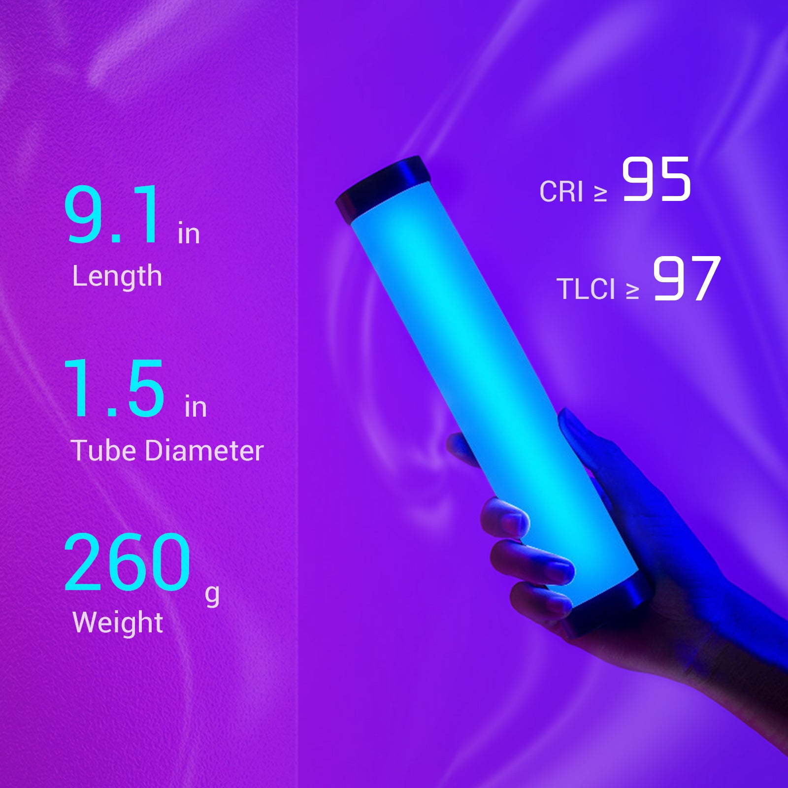 INSSTRO X6 Handheld RGB LED Video Light - INSSTRO