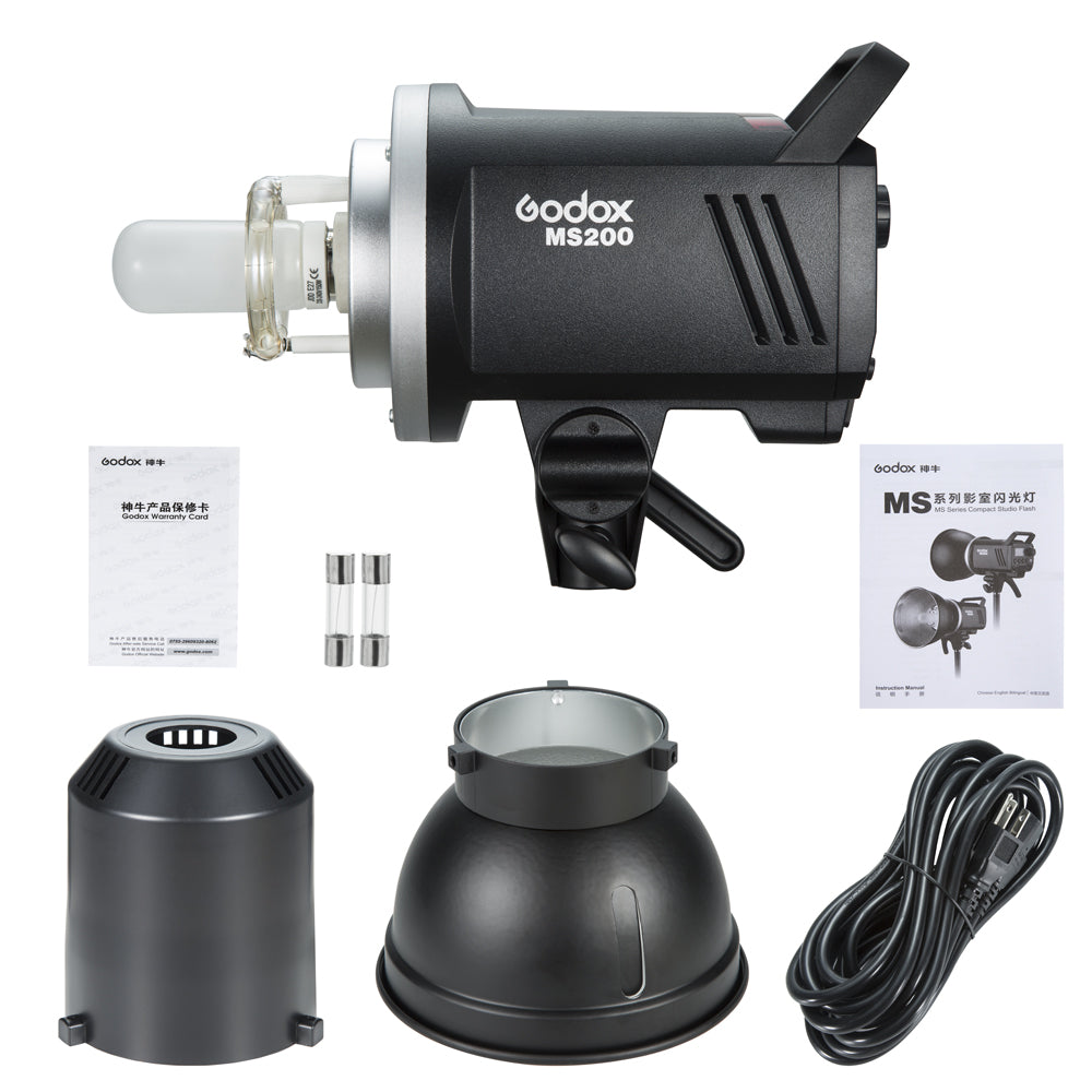 Godox MS200 Compact 200W Studio Flash -110V - INSSTRO