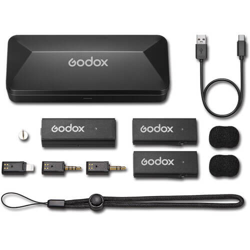 Godox MoveLink Mini LT 2-Person Wireless Microphone System for Cameras