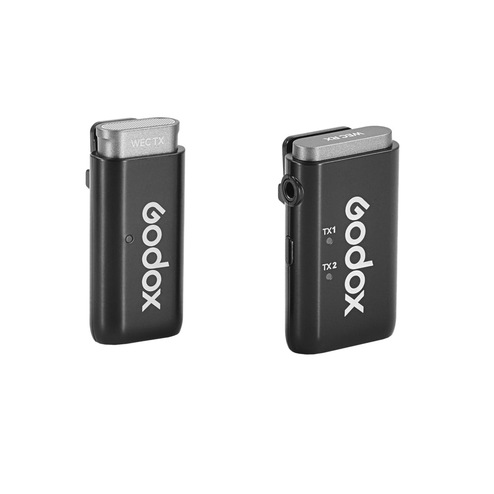 Godox WEC Wireless Microphone System for Cameras and Mobile Devices (2.4 GHz)-Coming Soon