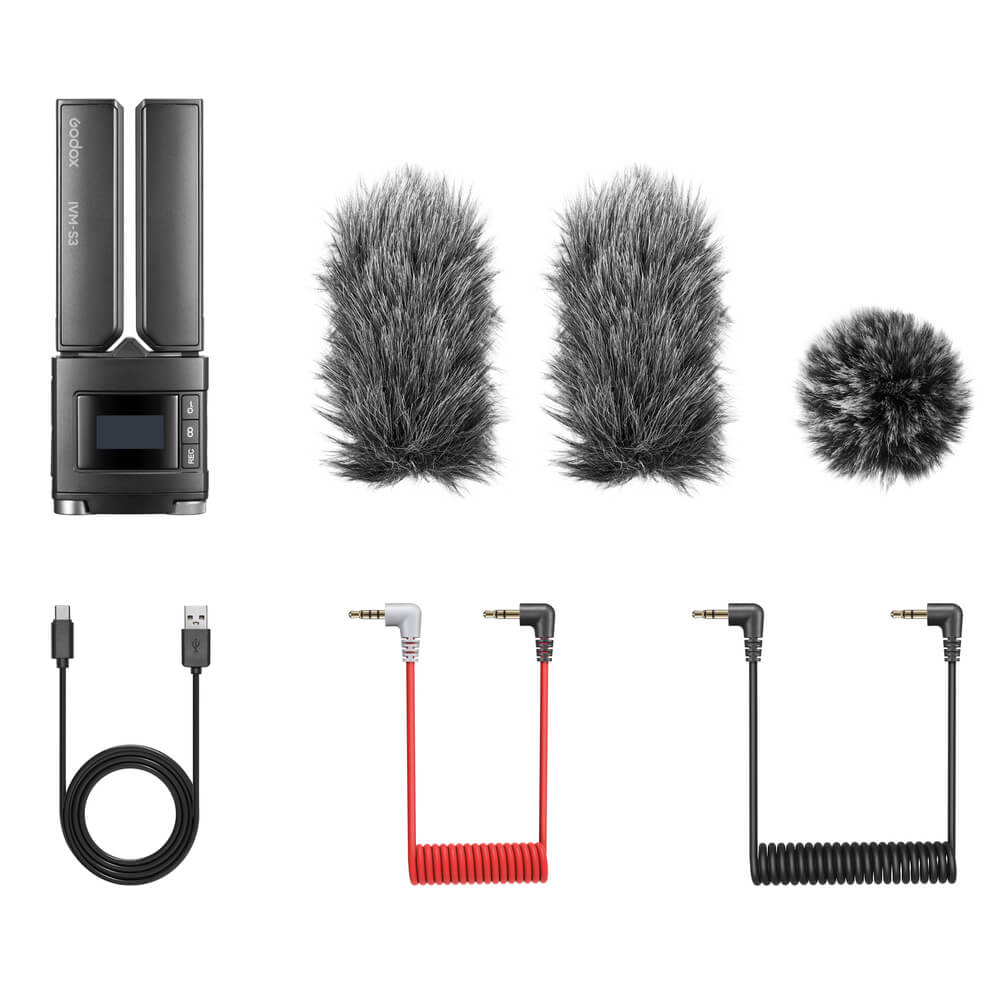 IVM-S3 Stereo On-Camera Cardioid Microphone