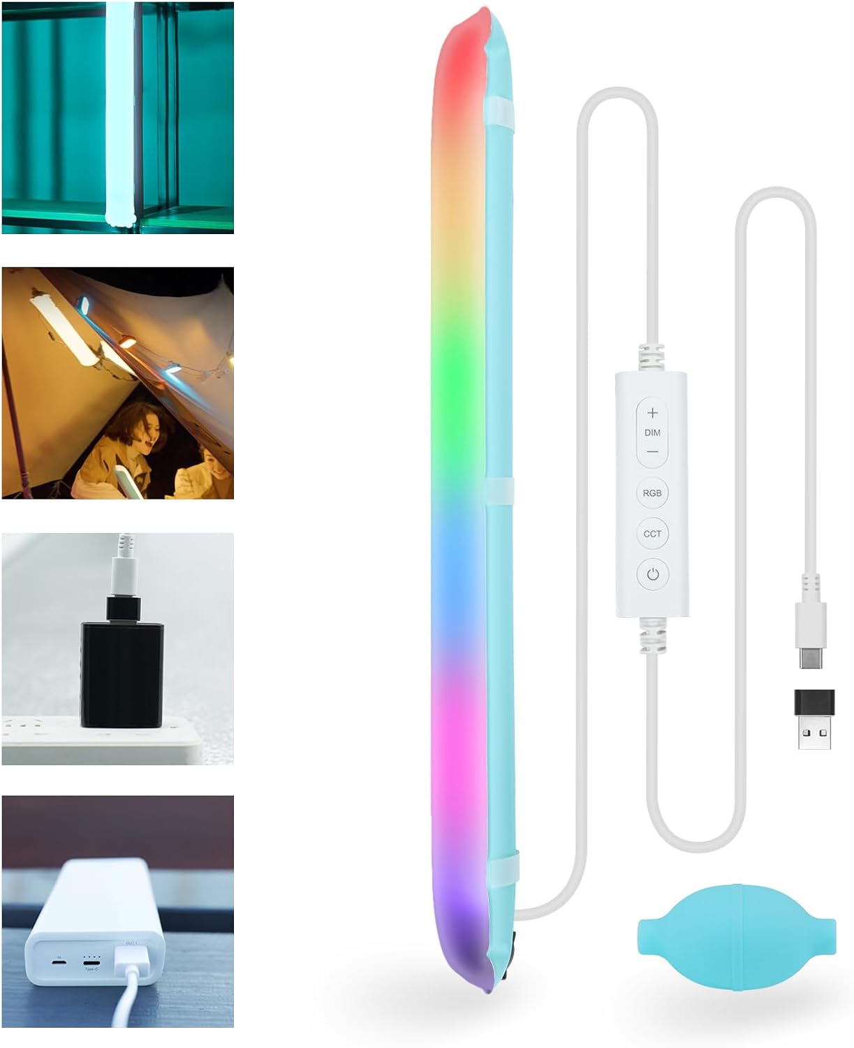 Zeniko OT40R & OT80R RGB Inflatable Tube Light