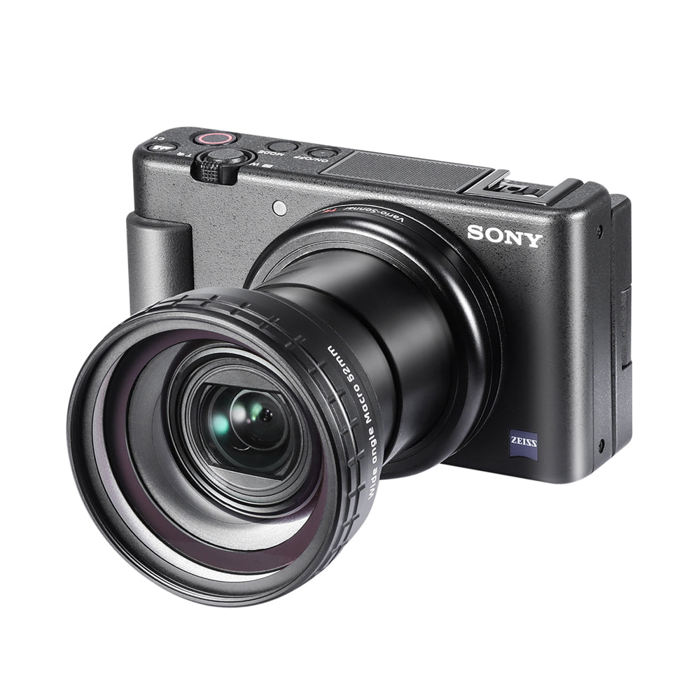 ULANZI WL-1 Wide Angle Lens for Sony ZV1 Camera Vlogger -Black - INSSTRO