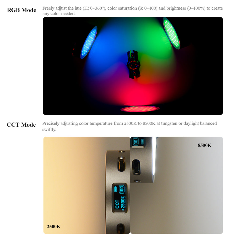 Godox R1 RGB LED Video Light -Silver - INSSTRO